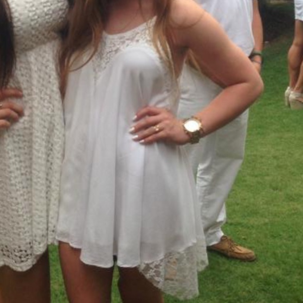 Solemio White Dress